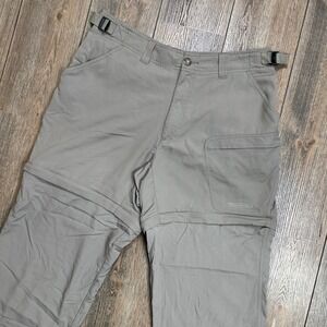 Redington Zip Off Convertible Hiking Fishing Pants Khaki Men Size Large x30"